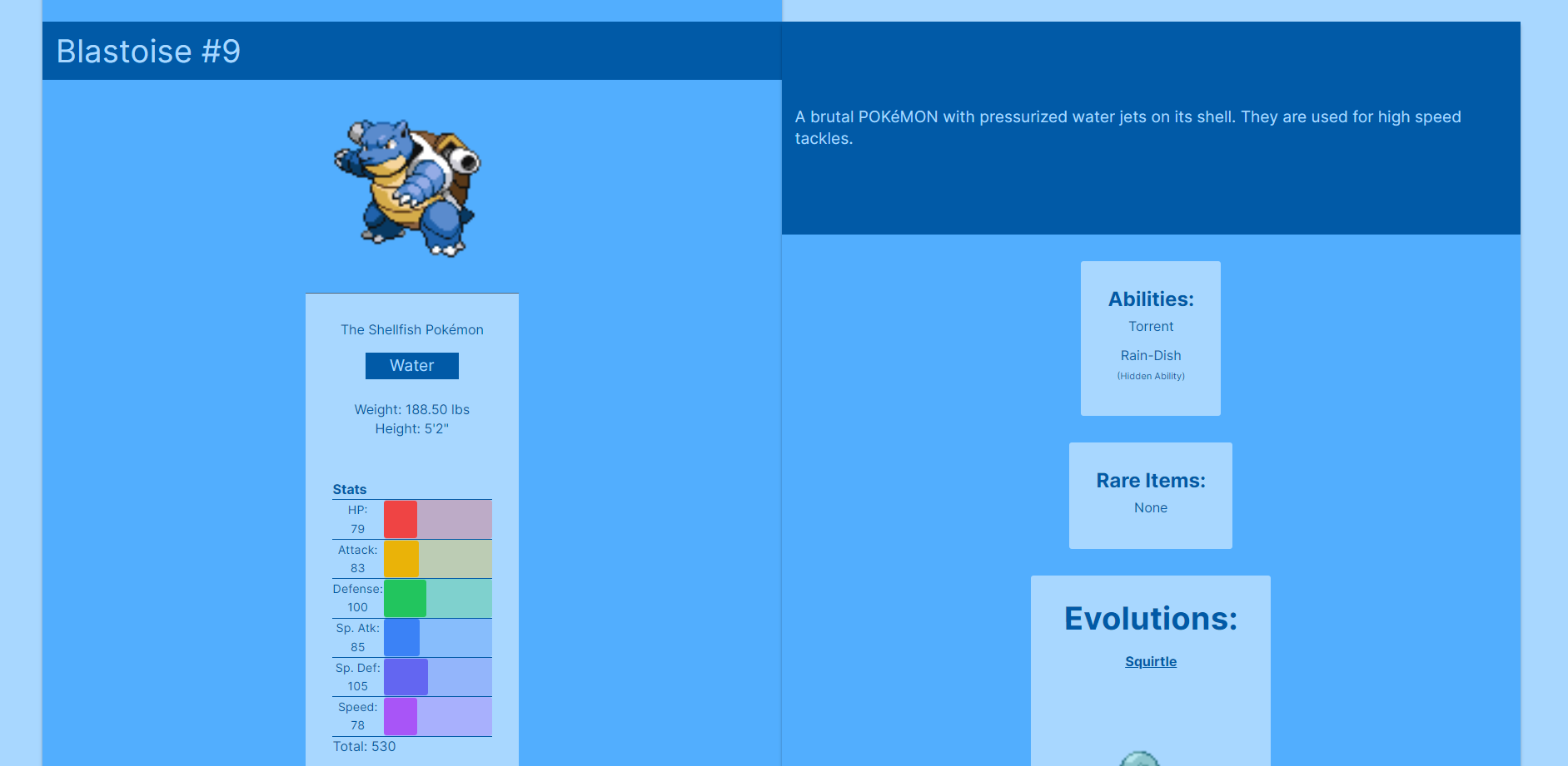 pokedex website